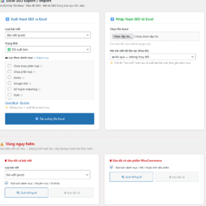 Alternative view of Xuất Nhập Bài Viết và Sản Phẩm WordPress – WooCommerce